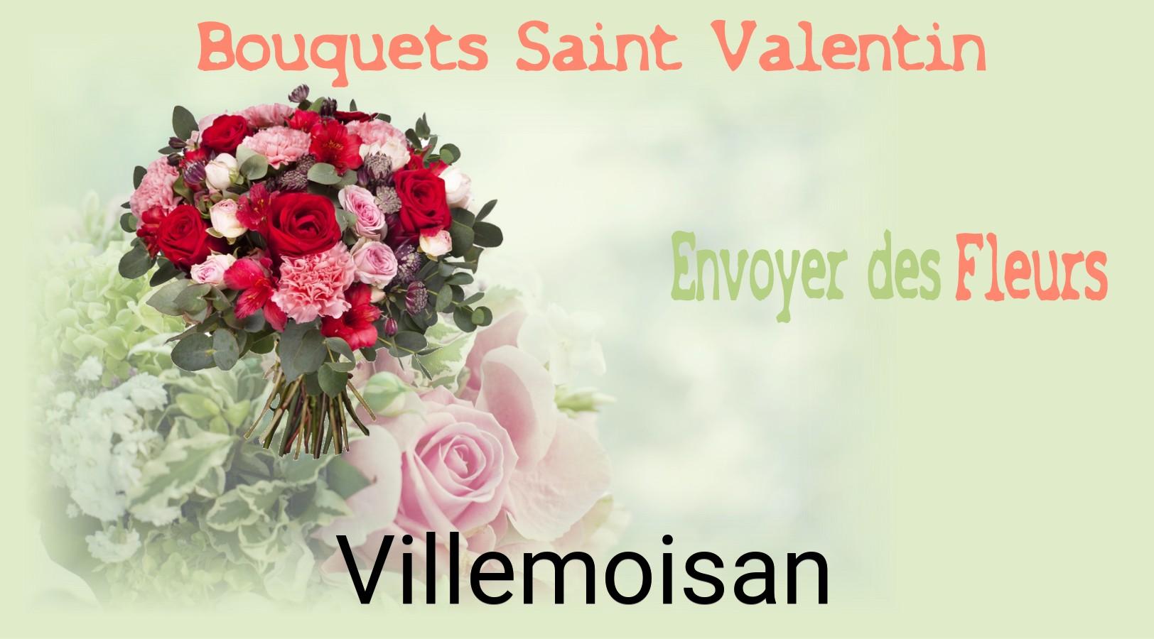 Roses de Saint-Valentin livrées à Villemoisan